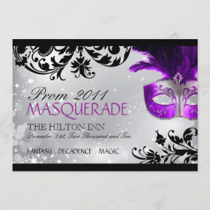 Invitation de mascarade