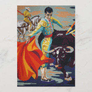 Invitation de Matador d'Espagnol