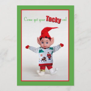 Invitation de mauvais goût Elf drôle de partie de