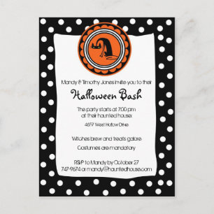 Invitation de Meow Halloween