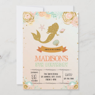Invitation de Mermaid