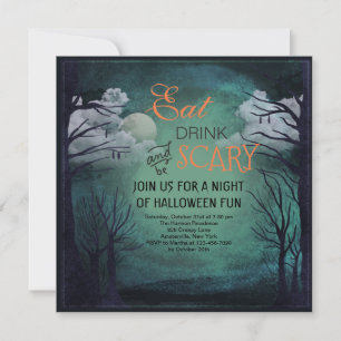 Invitation de minuit d'Halloween