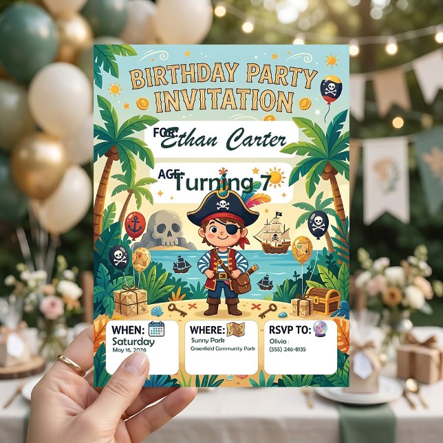 Invitation de modèle pour célébration d'anniversai (Créateur téléchargé)