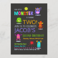 Invitation de monstres stupides