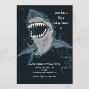 Invitation de morsure de requin