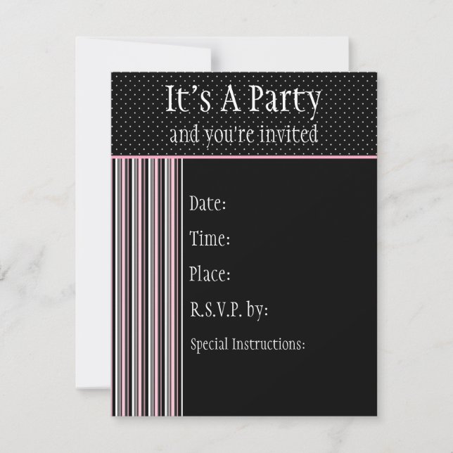 Invitation de motel de sièste (Devant)