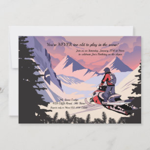 Invitation de motoneige