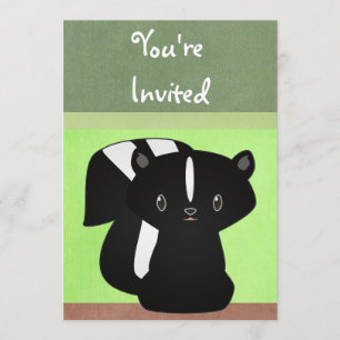Invitation de mouffette de bébé