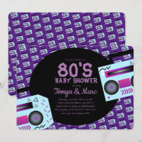 Invitation de musique de fête pour bébé Hip Hop