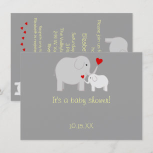 Invitation de neutre de genre de baby shower