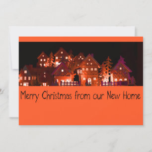 Invitation De New Home Maisons de Noël illuminées