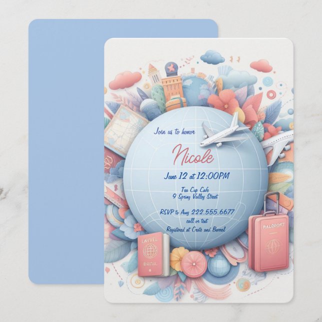 Invitation de Nicole pour des événements à thème d (Devant / Derrière)