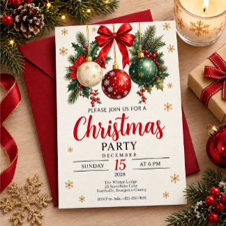 Invitation de Noël