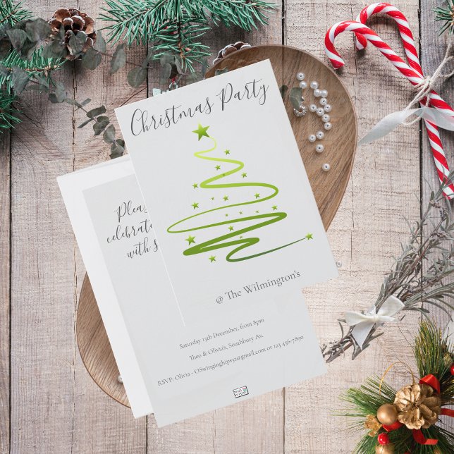 Invitation de Noël à Razzle Dazzle (Razzle Dazzle Christmas Party Invitation)