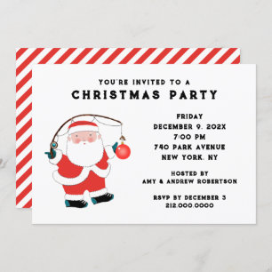 Invitation de Noël de Noël créative