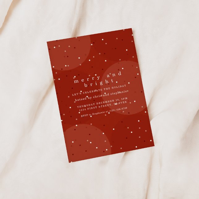 Invitation de Noël Joyeuse et Lumineuse (Créateur téléchargé)