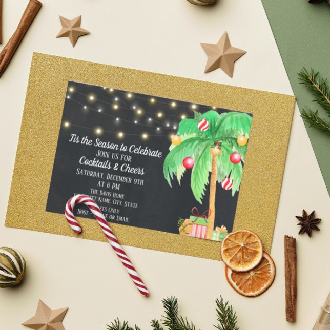 Invitation de Noël tropicale (Créateur téléchargé)