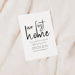 Invitation de notre première fête de ménage