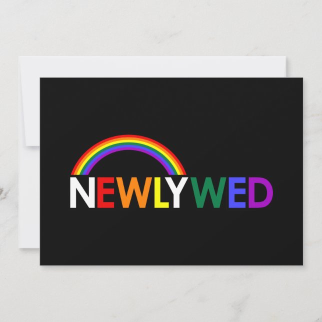 Invitation de NOUVEAUX MARIÉS (Devant)