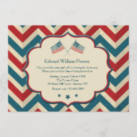 Invitation de ondulation de couleurs de drapeau
