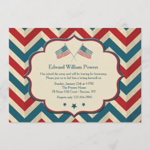 Invitation de ondulation de couleurs de drapeau