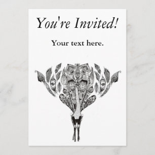 Invitation de paon