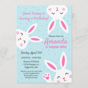 Invitation de Pâques Fête d'anniversaire