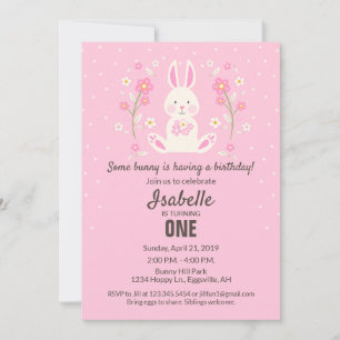 Invitation de Pâques pour premier anniversaire