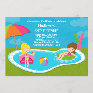Invitation de partie d'anniversaire de enfant de