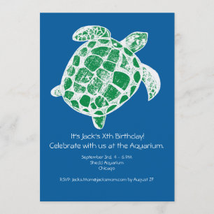 Invitation de partie d'anniversaire de enfant de