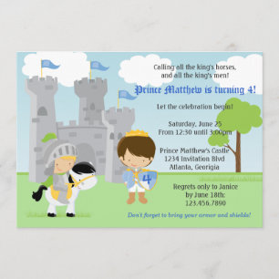 Invitation de partie d'anniversaire de enfant de