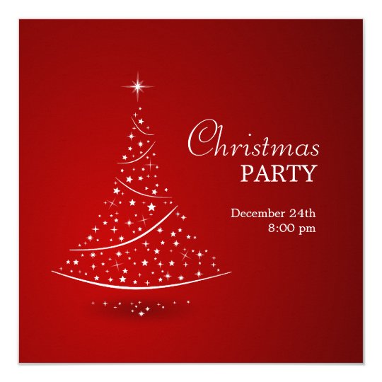 Invitation De Partie D Arbre De Noel Zazzle Fr