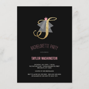 Invitation de partie de Bachelorette de parties