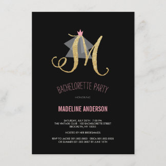 Invitation de partie de Bachelorette de parties