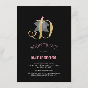 Invitation de partie de Bachelorette de parties