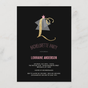 Invitation de partie de Bachelorette de parties