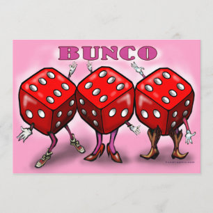Invitation de partie de Bunco