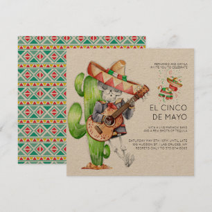 Invitation de partie de Cinco De Mayo