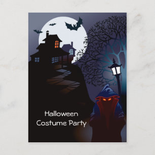 Invitation de partie de costume de Halloween de