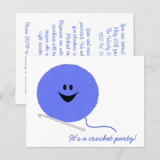 Invitation de partie de crochet