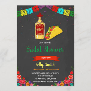 Invitation de partie de fiesta de tequila de taco