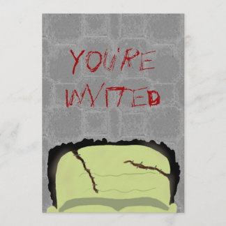Invitation de partie de Frankenstein Halloween