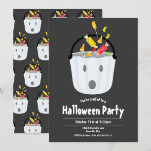Invitation de partie de Halloween de l'enfant de