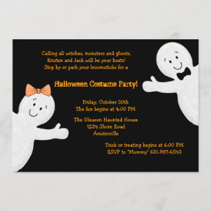 Invitation de partie de Halloween d'enfants de