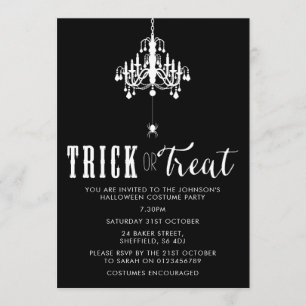 Invitation de partie de Halloween - invitation