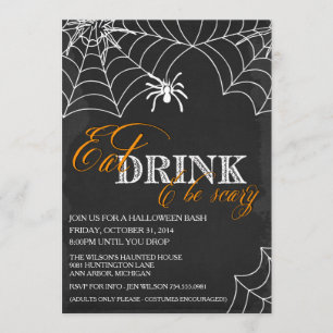 Invitation de partie de Halloween - partie de