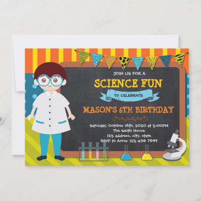 Invitation de partie de la Science (Devant)