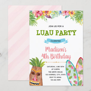 Invitation de partie de Luau