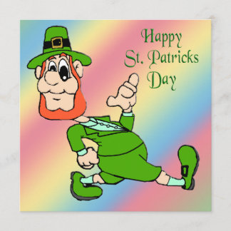 Invitation de partie de lutin du jour de St