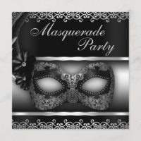 Invitation de partie de mascarade